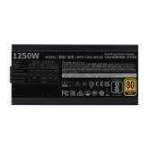 TÁP Cooler Master 1250W - MWE Gold 1250 - MPE-C501-AFCAG-3EEU - 80+ Gold ATX3.1 - Fekete Tápegység