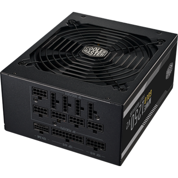 Cooler Master 1250W - MWE Gold 1250 - MPE-C501-AFCAG-3EEU - 80+ Gold ATX3.1 - Fekete Tápegység