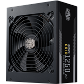 Cooler Master 1250W - MWE Gold 1250 - MPE-C501-AFCAG-3EEU - 80+ Gold ATX3.1 - Fekete Tápegység