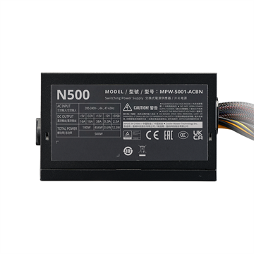 Cooler Master 500W - Elite NEX N500 230V - MPW-5001-ACBN-BEU