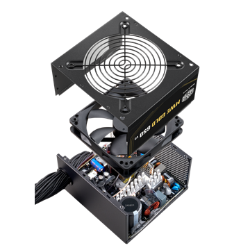 Cooler Master 650W - MWE Gold 650 V3 NM - MPE-6502-ACAAG-3BEU - 80+ Gold - ATX 12V Ver. 2.41 - Fekete Tápegység