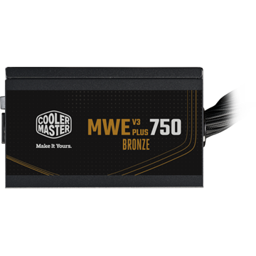 Cooler Master 750W - MWE Bronze 750 V3 - MPE-7501-ACAAW-3BEU - 80+ Bronze ATX3.1 - Fekete Tápegység 