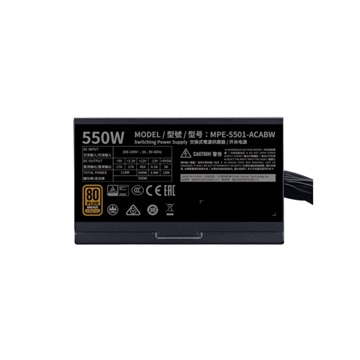 Cooler Master 550W - MWE Bronze 550 - V2 - MPE-5501-ACABW-BEU