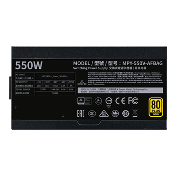 Cooler Master 550W - V550 SFX Gold V2 - MPY-550V-AFBAG-EU