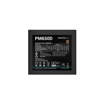 DeepCool 650W - PM80+Gold EU PLUG - R-PM650D-FA0B-EU