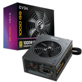 EVGA 1000 GQ, 80+ GOLD 1000W, Semi Modular