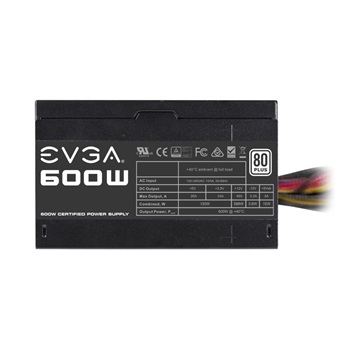 EVGA 600 W1, 80+ WHITE 600W