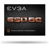 EVGA 650 BQ, 80+ BRONZE 650W, Semi Modular