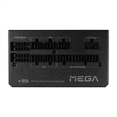 FSP 1000W - MEGA-1000GM - 80+ Gold ATX3.1 - Moduláris - Fekete Tápegység