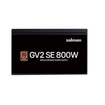 Zalman 800W - ZM800-GV2SE - 80+ Bronze -  ATX 12V Ver 2.52 - Fekete Tápegység