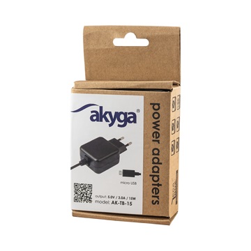 Akyga AK-TB-15 5V / 3A 15W micro USB - Univerzális töltő