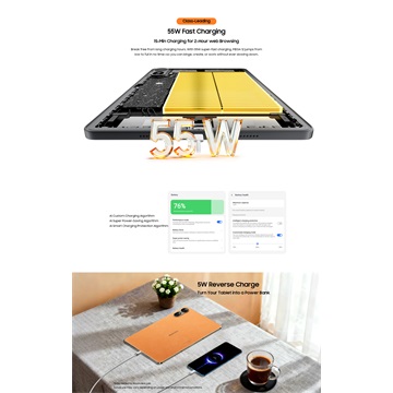 Blackview Mega 12 Wi-Fi 12/256GB - arany