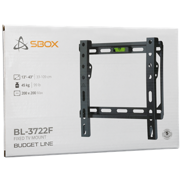 SBOX BL-3722F 13"-43" fali tartó konzol