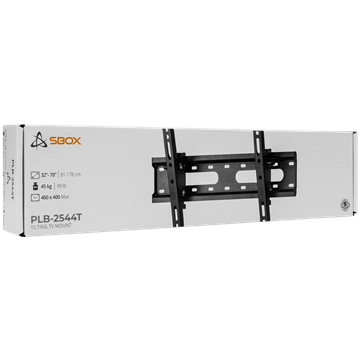 SBOX PLB-2544T-2 32"-70" fali tartó konzol, dönthető