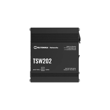 Teltonika 10 portos PoE switch, ipari alkalmazásokhoz
