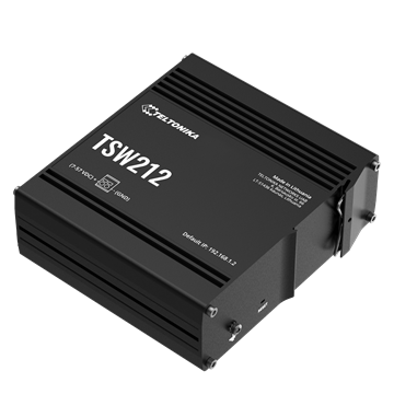 Teltonika 10 portos switch, ipari alkalmazásokhoz