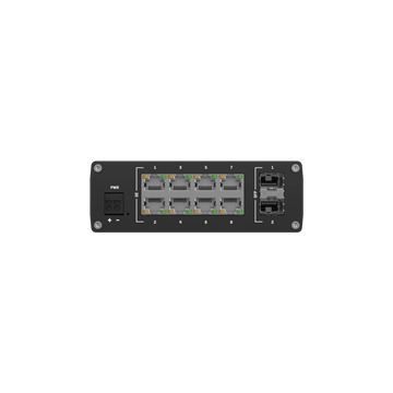 Teltonika 10 portos, megbízható Gigabit switch, ipari kivitel