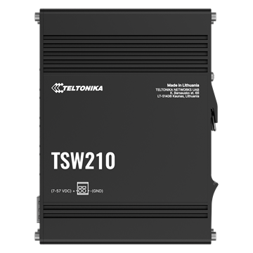 Teltonika 10 portos, megbízható Gigabit switch, ipari kivitel