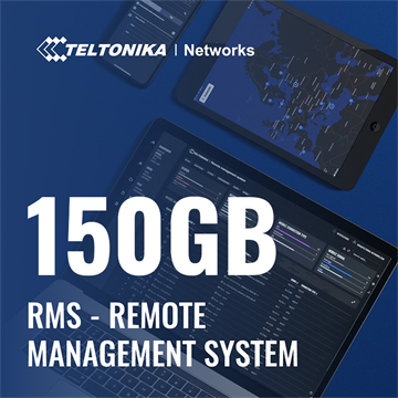 Teltonika 150 GB adatcsomag 10 évre (RMS Connect/VPN)