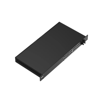 Teltonika 24x GbE + 4x SFP PoE switch, ipari, rackbe szerelhető