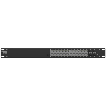 Teltonika 24x GbE + 4x SFP PoE switch, ipari, rackbe szerelhető