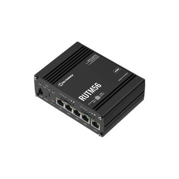 Teltonika 5G + 4G modem, eSIM, 5xRJ45, Wi-Fi, ipari és legacy hálózat
