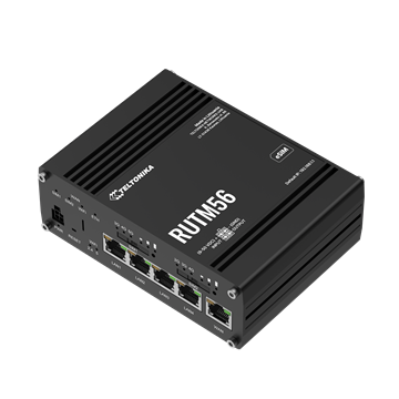 Teltonika 5G + 4G modem, eSIM, 5xRJ45, Wi-Fi, ipari és legacy hálózat