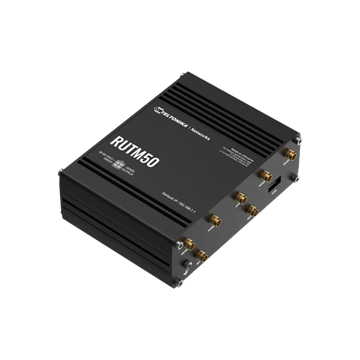 Teltonika 5G ipari router, 5xRJ45, GNSS, Wi-Fi, Dual SIM, nagy sebesség