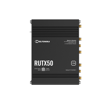 Teltonika 5G router Dual SIM, 5xRJ45, Wi-Fi, USB, RMS, ipari alkalmazás