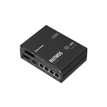 Teltonika 5G router RS232/RS485, GNSS, 4xLAN, eSIM, ipari kivitel