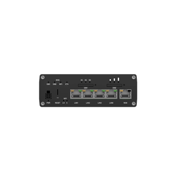 Teltonika 5G router Telit modemmel, eSIM, 5xRJ45, Wi-Fi, ipari