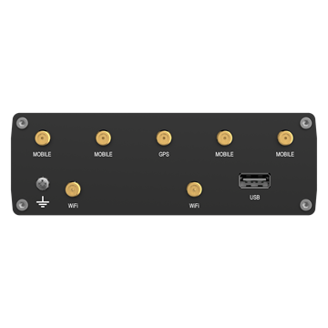 Teltonika 5G router Telit modemmel, eSIM, 5xRJ45, Wi-Fi, ipari