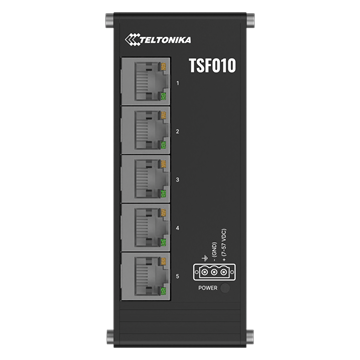 Teltonika 5 portos nem menedzselhető Ethernet switch, DIN sín