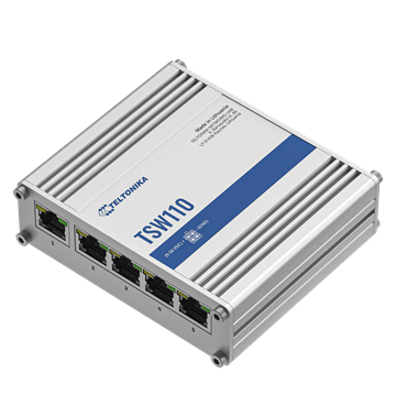 Teltonika 5 portos nem menedzselhető költséghatékony Gigabit switch