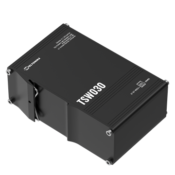 Teltonika 8 portos nem menedzselhető Ethernet switch, DIN sín