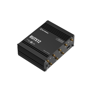 Teltonika Dual LTE Cat6 router, 5xRJ45, Wi-Fi, Bluetooth, ipari kivitel
