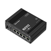 Teltonika Dual LTE Cat6 router, 5xRJ45, Wi-Fi, Bluetooth, ipari kivitel