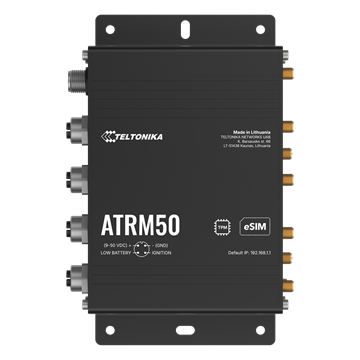 Teltonika Ipari 5G router M12 csatlakozóval, GNSS, eSIM, járművekhez