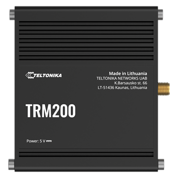 Teltonika Ipari LTE Cat4 modem, USB, alumínium ház, DIN sínre szerelhető