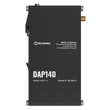 Teltonika Ipari Wi-Fi AP, 2xLAN port, PoE, DIN sínre szerelhető