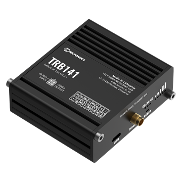 Teltonika LTE Cat1 gateway, digitális/relé/analóg I/O, micro USB, RMS