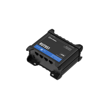 Teltonika LTE Cat4 PoE+ router, Dual SIM, Wi-Fi, 4xRJ45, RMS