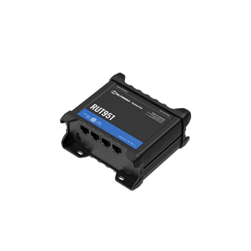 Teltonika LTE Cat4 router, Dual SIM, Wi-Fi, 4xRJ45, RMS