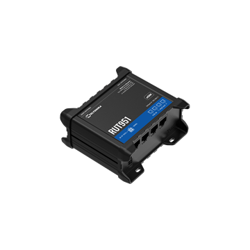 Teltonika LTE Cat4 router, Dual SIM, Wi-Fi, 4xRJ45, RMS