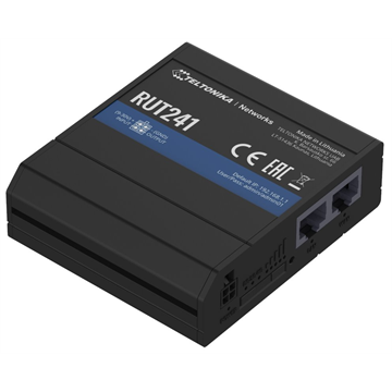 Teltonika LTE Cat4 router, Wi-Fi, 2xRJ45 port, RMS, IoT/M2M