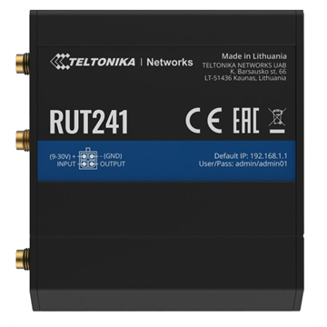 Teltonika LTE Cat4 router, Wi-Fi, 2xRJ45 port, RMS, IoT/M2M