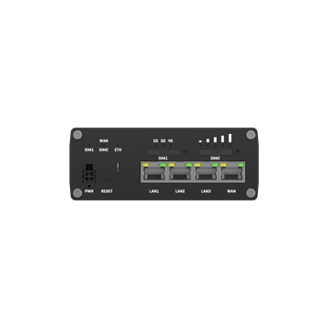 Teltonika LTE Cat6 router, GNSS, Dual SIM, 4xGbE RJ45, ipari felhasználás
