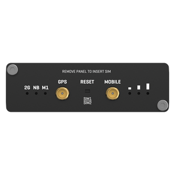 Teltonika NB-IoT ipari gateway, RS232/RS485, Ethernet, GNSS, Dual SIM