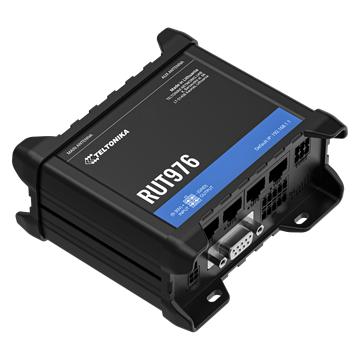 Teltonika RedCap 5G router, GNSS, RS232/RS485, Wi-Fi, Dual SIM