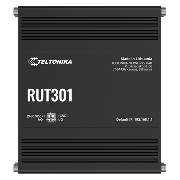 Teltonika router 5xRJ45 port, USB, digitális I/O, RutOS, RMS